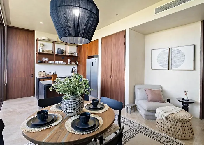 Beachfront 2br In Bahia Tankah, Tulum Apartment Tancah